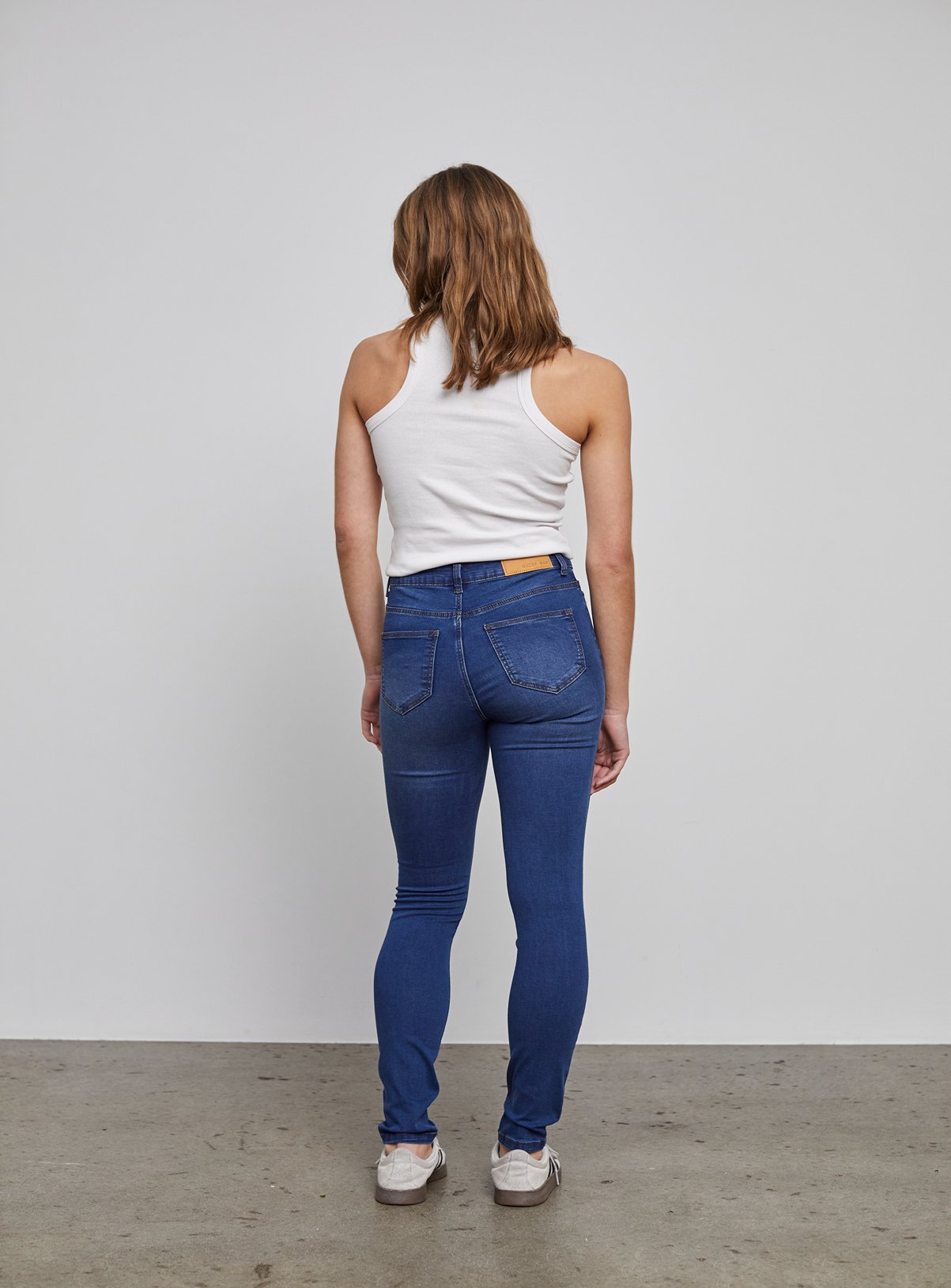 NOISY MAY High Waisted Skinny Jeans Blue 26S - Image 2 thumbnail